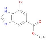 Methyl 7-broMo-1H-benzodiazole-5-carboxylate