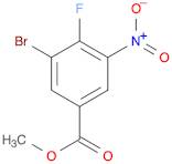 Methyl 3-broMo-4-fluoro-5-nitrobenzoate