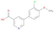 5-(3-Chloro-4-Methoxyphenyl)nicotinic acid
