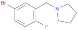 1-[(5-Bromo-2-fluorophenyl)methyl]pyrrolidine