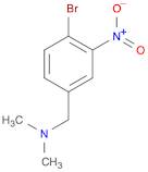 N,N-DiMethyl 4-broMo-3-nitrobenzylaMine