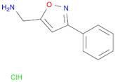 (3-phenylisoxazol-5-yl)methylamine hydrochloride