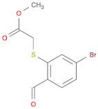 Methyl 2-((5-broMo-2-forMylphenyl)thio)acetate