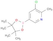 3-CHLORO-2-METHYL-5-(4,4,5,5-TETRAMETHYL-1,3,2-DIOXABOROLAN-2-YL)PYRIDINE