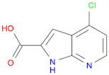 4-chloro-1H-pyrrolo[2,3-b]pyridine-2-carboxylic acid