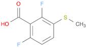 2,6-difluoro-3-(Methylthio)benzoic acid