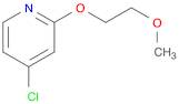 4-chloro-2-(2-methoxyethoxy)pyridine