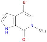 4-bromo-6-methyl-1H-pyrrolo[2,3-c]pyridin-7(6H)-one