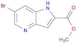 1H-Pyrrolo[3,2-b]pyridine-2-carboxylic acid, 6-broMo-, Methyl ester