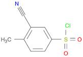 3-cyano-4-methylbenzene-1-sulfonyl chloride