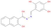 2-Naphthalenecarboxylic acid, 3-hydroxy-, 2-[(2,4,5-trihydroxyphenyl)Methylene]hydrazide