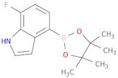 7-fluoro-4-(tetramethyl-1,3,2-dioxaborolan-2-yl)-1H-indole