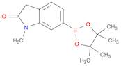 1-Methyl-6-(4,4,5,5-tetramethyl-1,3,2-dioxaborolan-2-yl)indolin-2-one