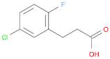 3-(5-Chloro-2-fluoro-phenyl)-propionic acid
