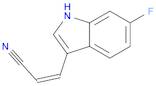 (Z)-3-(6-fluoro-1H-indol-3-yl)acrylonitrile