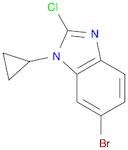 6-bromo-2-chloro-1-cyclopropyl-1H-benzo[d]imidazole