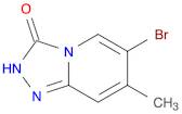 6-bromo-7-methyl-[1,2,4]triazolo[4,3-a]pyridin-3(2H)-one