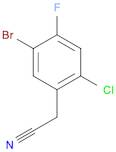 5-Bromo-2-chloro-4-fluorobenzyl cyanide