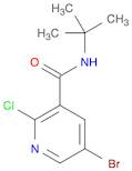 3-PyridinecarboxaMide, 5-broMo-2-chloro-N-(1,1-diMethylethyl)-