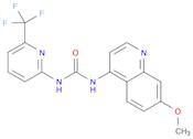 1-(7-Methoxyquinolin-4-yl)-3-[6-(trifluoromethyl)pyridin-2-yl]urea