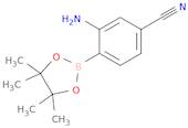 3-amino-4-(4,4,5,5-tetramethyl-1,3,2-dioxaborolan-2-yl)benzonitrile