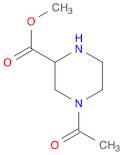 4-Acetyl-piperazine-2-carboxylic acid Methyl ester
