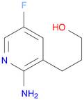 3-(2-Amino-5-fluoropyridin-3-yl)propan-1-ol