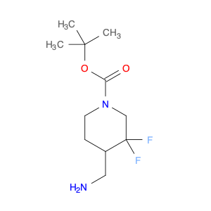 tert-butyl 4-(aminomethyl)-3,3-difluoropiperidine-1-carboxylate