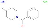 1-Benzoyl-4-piperidineMethanaMine HCl