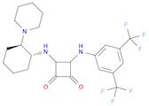 3-[[3,5-bis(trifluoroMethyl)phenyl]aMino]-4-[[(1R,2R)-2-(1-piperidinyl)cyclohexyl]aMino]-3-Cyclobutene-1,2-dione