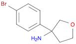 3-(4-broMophenyl)tetrahydrofuran-3-aMine