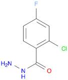 2-chloro-4-fluorobenzohydrazide