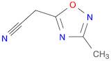 (3-Methyl-1,2,4-oxadiazol-5-yl)acetonitrile