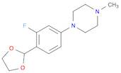 2-[2-Fluoro-4-(4-Methylpiperazino)phenyl]-1,3-dioxolane