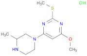 4-Methoxy-6-(3-Methyl-piperazin-1-yl)-2-Methylsulfanyl-pyriMidine hydrochloride