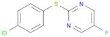 2-(4-Chloro-phenylsulfanyl)-5-fluoro-pyriMidine