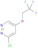 3-chloro-5-(2,2,2-trifluoroethoxy)pyridazine