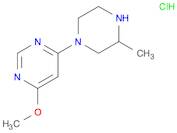 4-Methoxy-6-(3-Methyl-piperazin-1-yl)-pyriMidine hydrochloride