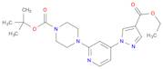 tert-butyl 4-(4-(4-(ethoxycarbonyl)-1H-pyrazol-1-yl)pyridin-2-yl)piperazine-1-carboxylate
