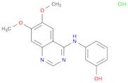 4-(3'-HYDROXYPHENYL)AMINO-6,7-DIMETHOXYQUINAZOLINE, HCL
