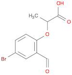 2-(4-bromo-2-formylphenoxy)propanoic acid