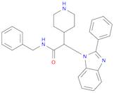 1H-BenziMidazole-1-acetaMide, 2-phenyl-N-(phenylMethyl)-α-4-piperidinyl-