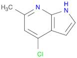 1H-Pyrrolo[2,3-b]pyridine, 4-chloro-6-methyl-