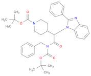 1-Piperidinecarboxylic acid, 4-[2-[[(1,1-diMethylethoxy)carbonyl](phenylMethyl)aMino]-2-oxo-1-(2-phenyl-1H-benziMidazol-1-yl)ethyl]-, 1,1-diMethylethyl ester