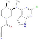 3-((3R,4R)-3-((2-chloro-7H-pyrrolo[2,3-d]pyriMidin-4-yl)(Methyl)aMino)-4-Methylpiperidin-1-yl)-3-oxopropanenitrile