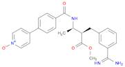 Methyl (2R,3R)-2-[3-amidinobenzyl]-3-[[4-(1-oxido-4-pyridinyl)benzoyl]amino]butanoate