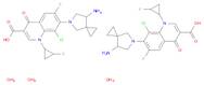 3-Quinolinecarboxylic acid,7-[(7S)-7-amino-5-azaspiro[2.4]hept-5-yl]-8-chloro-6-fluoro-1-[(1R,2S)-2-fluorocyclopropyl]-1,4-dihydro-4-oxo-, hydrate (2:3)