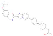2-((1r,4r)-4-(4-(2-((4-(trifluoroMethoxy)benzyl)carbaMoyl)iMidazo[1,2-a]pyridin-6-yl)phenyl)cyclohexyl)acetic acid
