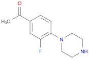 1-(3-FLUORO-4-PIPERAZIN-1-YLPHENYL)ETHANONE
