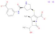 disodium (4R,5R,6S)-3-[(3S,5S)-5-[(3-carboxylatophenyl)carbamoyl]pyrro lidin-3-yl]sulfanyl-6-(1-hydroxyethyl)-4-methyl-7-oxo-1-azabicyclo[3.2 .0]hept-2-ene-2-carboxylate